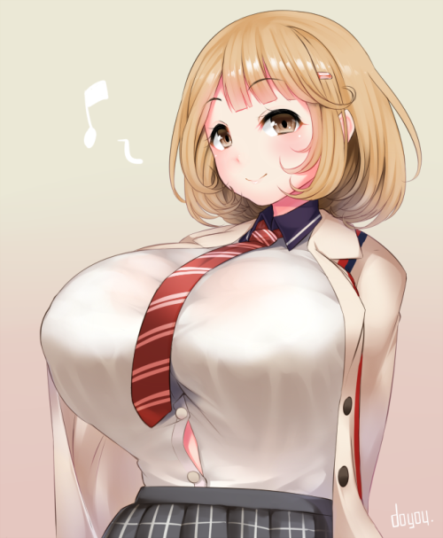 artistdoyou:  りょーたすちゃん  Gravity defying breasts