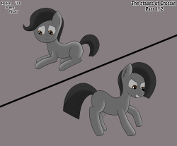 regenbogenflitzer:  The stages of CrossiePart &frac12;  He is so cute &lt;3