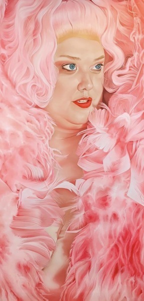Artist: Karen Turner // Model: Rubyyy Jones (they/them)