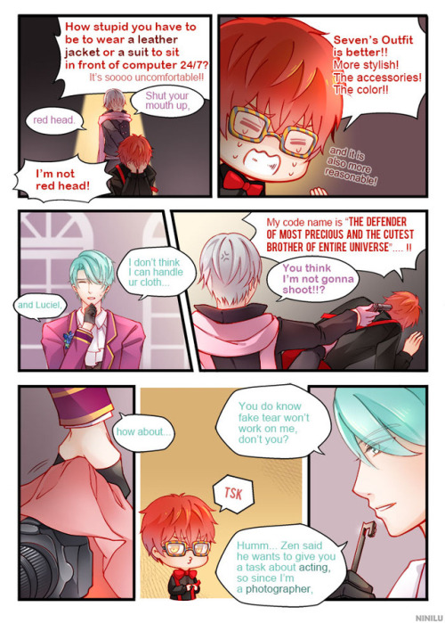 【 Twins Mission 】part.3 - 5 Notice：*Routes mix *Kuso *read from Right to Left *Poor Eng lines Please