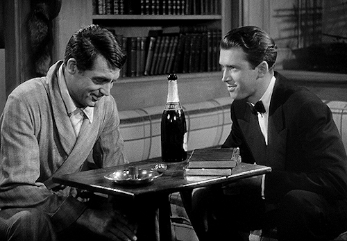 davidlynch:Jimmy Stewart & Cary Grant The Philadelphia Story (1940) dir. George Cukor