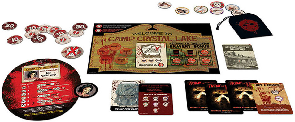 Friday The 13th Horror at Camp Crystal Lake Board Game The OP Games  Complete VGC