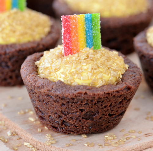 Porn fullcravings:Pot of Gold Cookie Cups photos