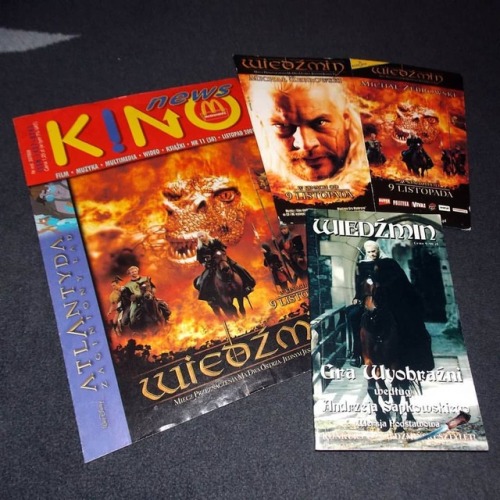 Znalezione przypadkiem Materiały z premiery filmu z 2001 roku #wiedźmin #witcher #thewitcher #andrze