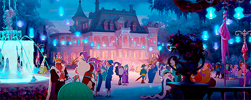 queentianas:Gif Meme: The Princess and the Frog + Sceneryrequested by @raging-applejacks
