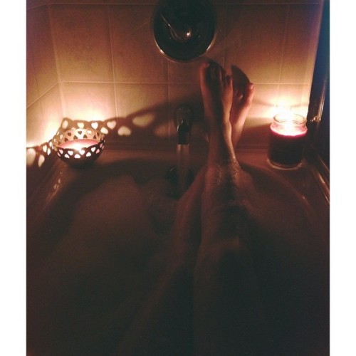 sometimes I think I like bubble baths more than anything, ever. Bubble baths are simple, kind and re