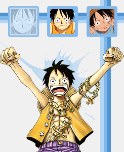 sexjuro-blog:  One Piece 30 days challenge Day 1  Favorite Straw hat member - Monkey D. Luffy "I'll become pirate king!"  