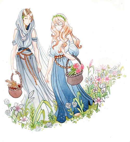Demeter (Ceres) and Persephone (Proserpina)