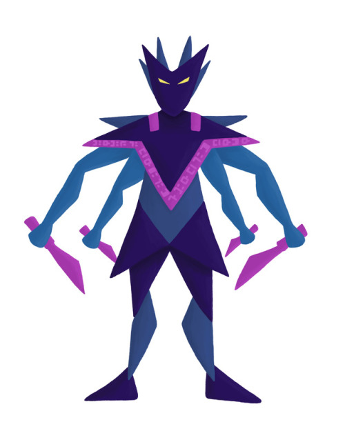 crispin-cas9:three creatures i drew that are inspired by hyper light drifter!! the first is based on