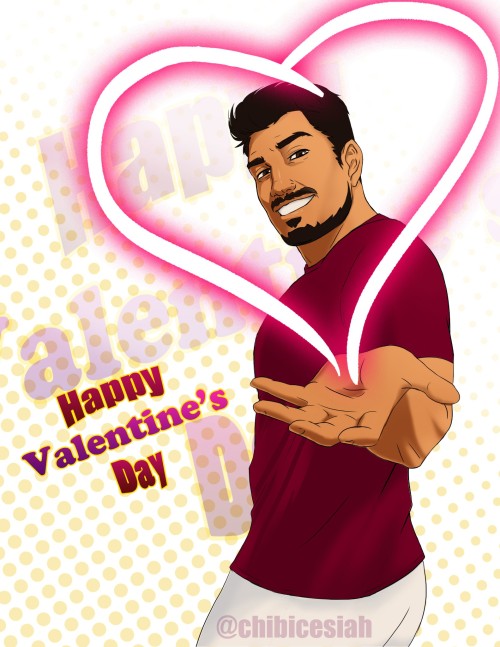 Happy Valentine's Day From Tenoch! I Know I'll Be Enjoying Wakanda Forever With A Glass Of Wine Tonight!