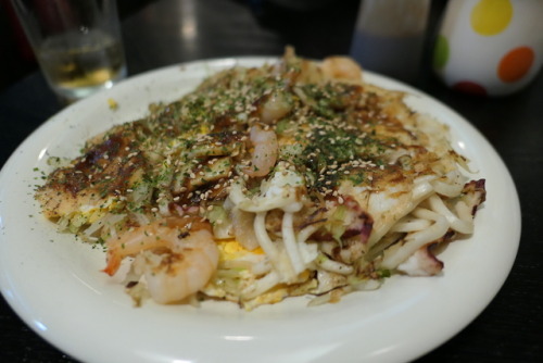 Hiroshima Okonomiyaki Hiroshima, JapanOctober 2018A speciality of the area… we lucked out and