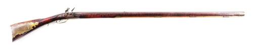 Flintlock long rifle crafted by John Graeff of Lancaster, Pennsylvania, circa 1773-1803.from Morphy 