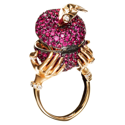 Poison Apple Ring by Stephen Webster You can’t afford this. You can’t afford anything he