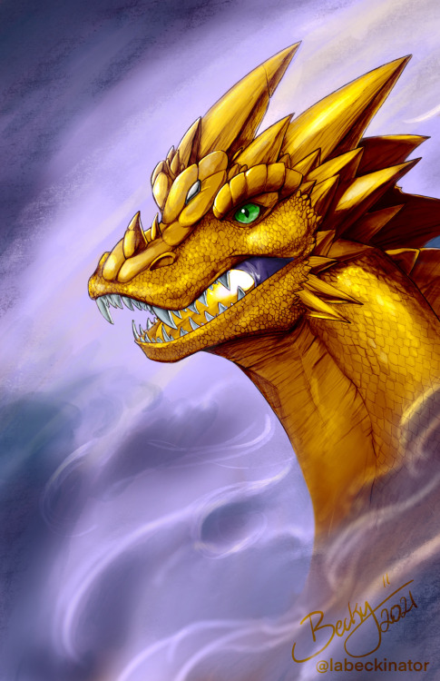 A gold dragon.