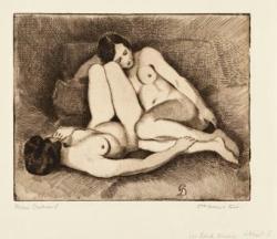 youcannottakeitwithyou:  Pierre Dubreuil (French, 1891 - 1970)Études de couples de nus féminins, 1960