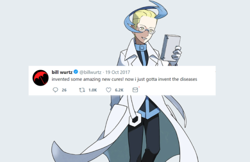 okapiandpaste: pokemon antagonists + bill wurtz tweets