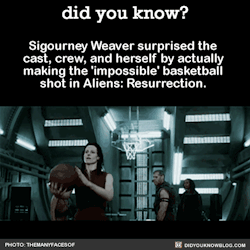 did-you-kno: Sigourney Weaver surprised the
