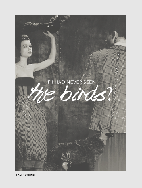 lushcola:“Koschei, Koschei,” she whispered. “What would I have been if I had never seen the birds? I