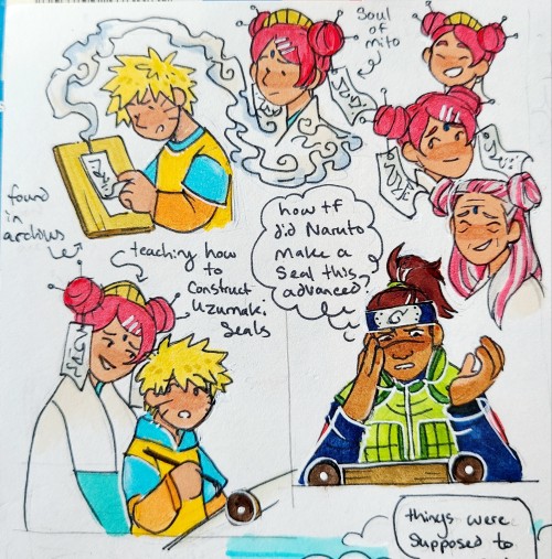 Au Where Naruto Can See Ghosts And He Constantly Stares Off Into Space And All The Kids Thing Hes Weird