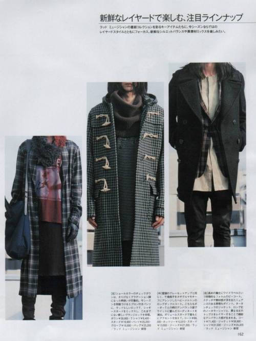 ignorantfashion14: stylingonlife: Lad Musician MENS NON-NO ‘13 10月号 「ラッド ミュージシャン、進化するミニマリ