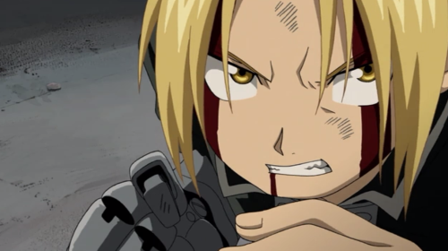 pixelghosties:  sofiakkuma:  the-masked-barona:  So with all the ish that Edward Elric goes through, did anyone else realize that a rock is the thing that leaves a scar FOR 21 EPISODES.  That’s a third of the series. For a third of the series- with