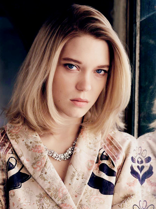 nataliaromanovnas:Lea Seydoux photographed by Paul Schmidt for D della Repubblica, March 2015