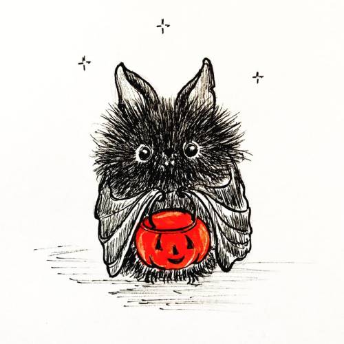 figdays:    Chesters First Halloween Print