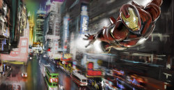 tobuyaz:  Iron Man flyby By: rashomike