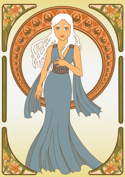 gameofthrones:  Khalesii art nouveau.  Daenerys