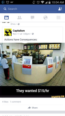 strangeasanjles:  prettykikimora:  wolfspectre:  I think its telling this came off of “capitalism” fb. Its like theyre giving working people a warning.    We are living in that dystopian future.  They live.   