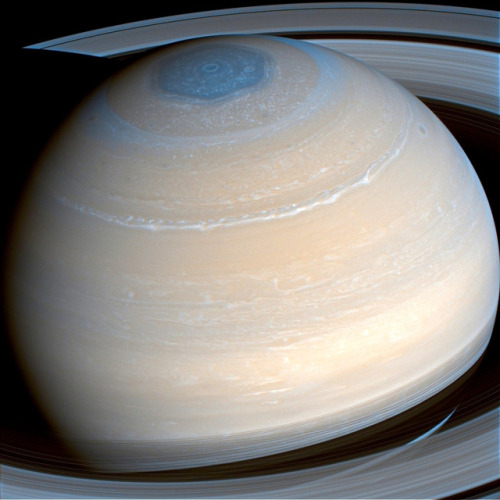 wonders-of-the-cosmos: Saturn in Infrared from Cassini Image Credit: NASA, JPL-Caltech, SSI; Proce