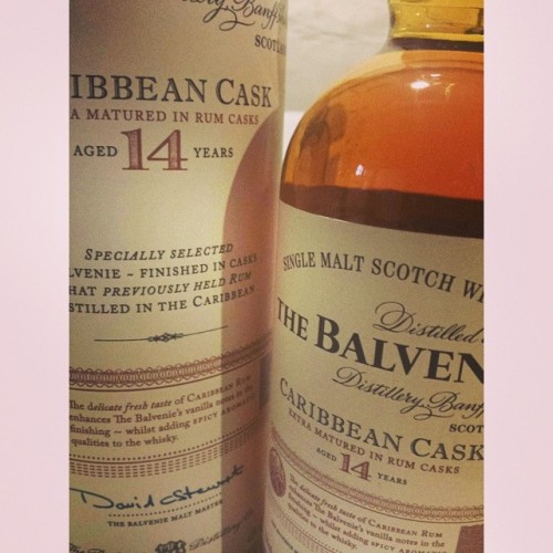 Finally have it. The #Balvenie #14yro #Carabbian cask finish. Can&rsquo;t wait to try it. #Rum #Scot