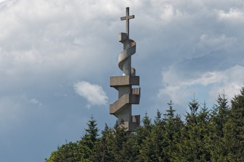 This observation tower was built in 1983, on the occasion of an Austria visit by Pope John Paul II. 