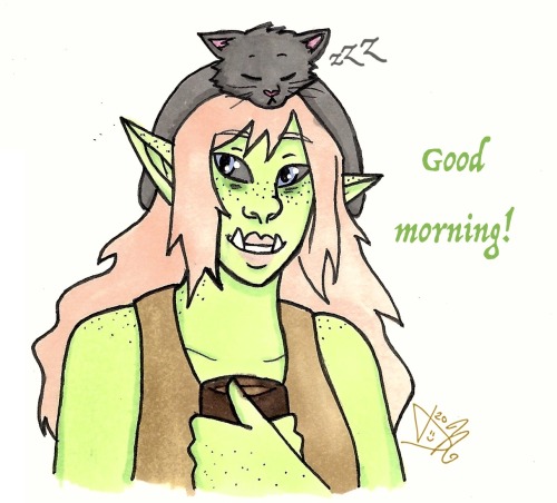 deenomilk:The apprentices straight out of bed. Brelyna’s wishing she’d never awakened, Onmund is, fo