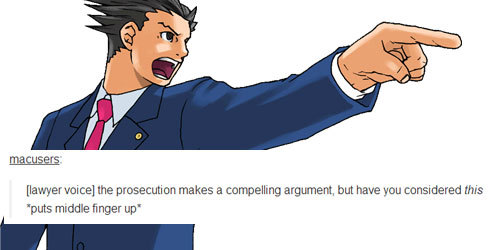 lavenderkooks-blog:  ace attorney + text posts 4/??? 