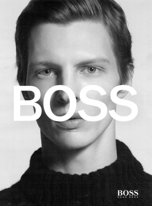 Tim Schuhmacher by David Sims - Boss F/W 2018 campaign