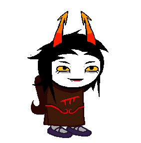 Homestuck Sprites I Made Of My Troll And My Friends Troll. Mine Is The Blue Blood, His Is The Indigo