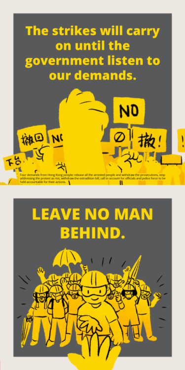 reducto1art:  My friends, @knifeson and I did info pack of Hong Kong Extradition Bill Vol.2. Hope yo