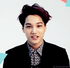 blondejongin:  EXO calendar BTS - kai 