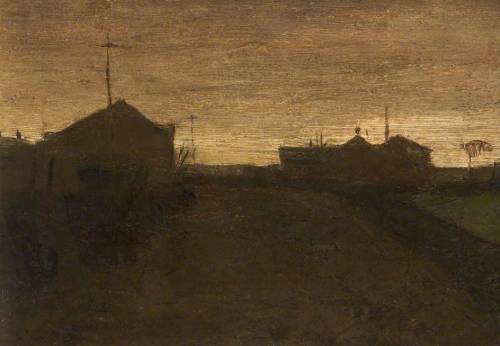 Arden’s Farm, Swinton, 1909, L.S. Lowry