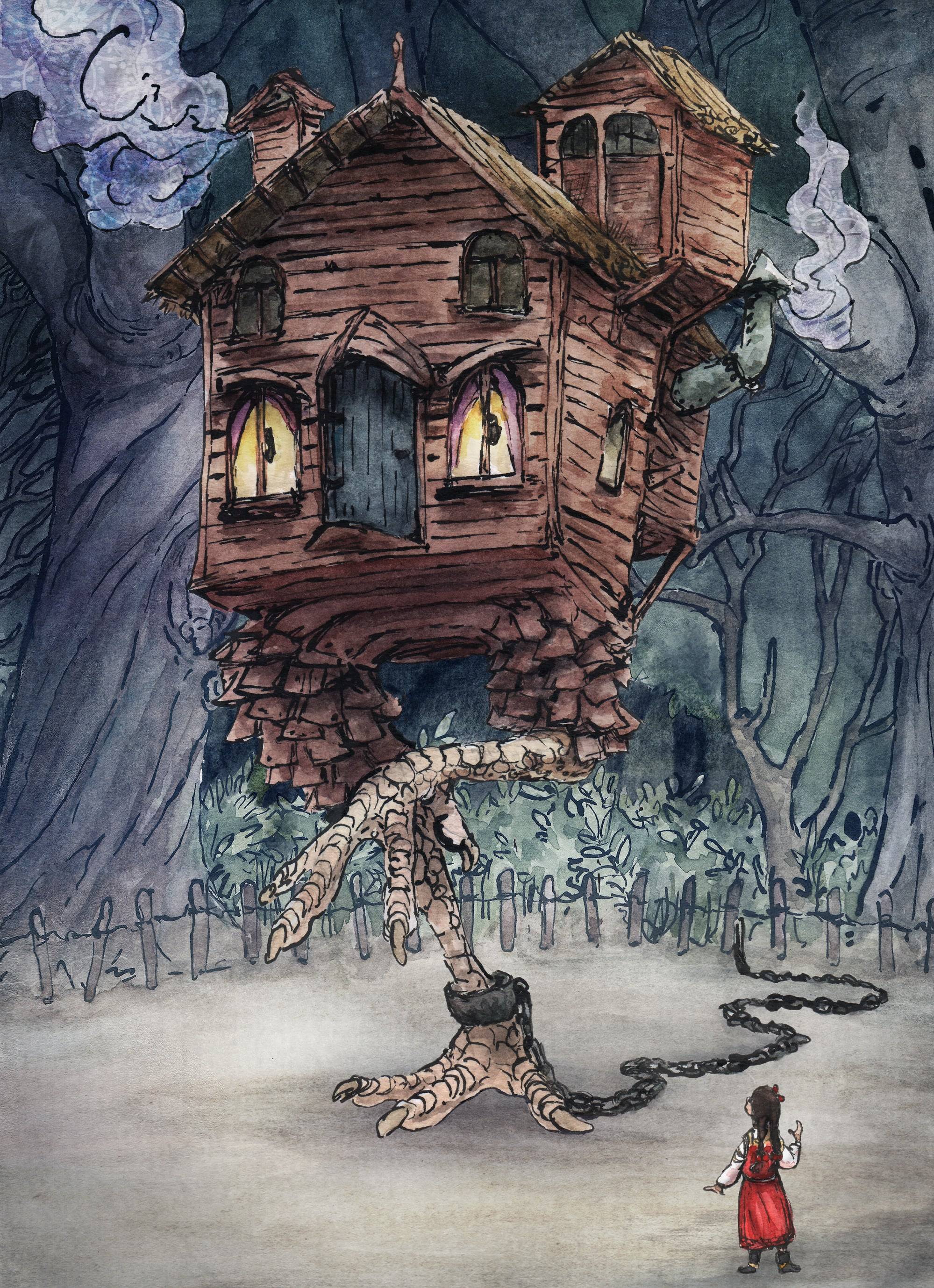 briarhide:Baba Yaga&rsquo;s chicken-legged house.