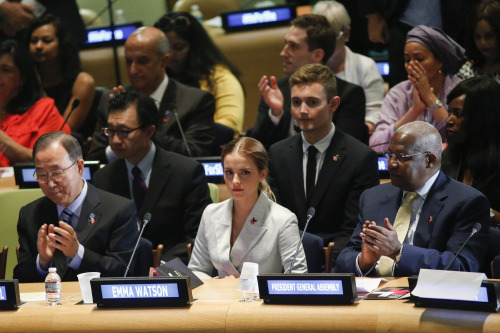 3giraffes-3africa:
“ Emma Watson Delivers Game-Changing Speech on Feminism for the U.N.
“ By: Joanna Robinson || Published: September 21, 2014
”
Earlier this summer, fresh from college graduation, Emma Watson, was named a U.N. Women Goodwill...