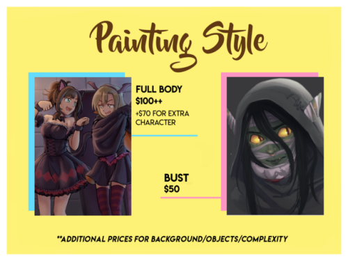 rokettopencil: HEY I’M BACK AGAIN WITH NEW NEW COMMISSION INFO!-I’ve added a new format with Ko-Fi t