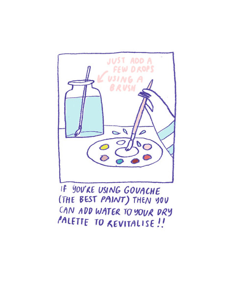 sketchbookclubonline: Official sketchbooker @lizemeddings often gets asked how she mixes her paint p