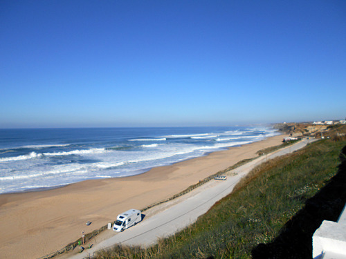 Winter in Portugal is blue and green.