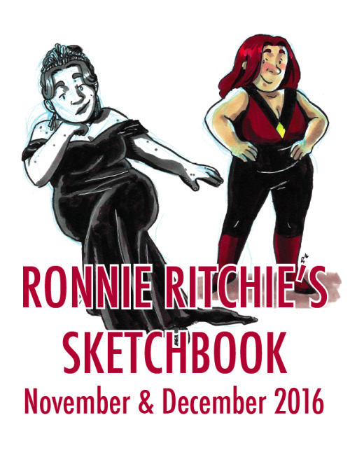 My last sketches of 2016 are now up for $3+ patrons on Patreon!Don’t forget that for your supp