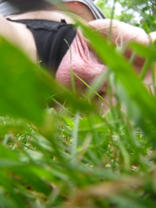 XXX Me having fun in the grass…. photo