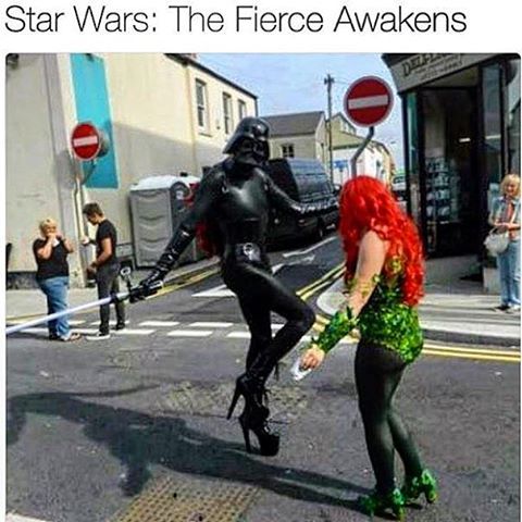 The Fierce Awakens #mood #starwars #fierce #theforceawakens #fierce #estarguars #darthvader #meme #s