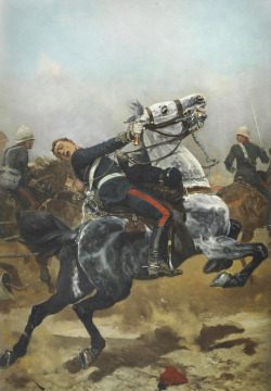 British Dragoon Charge, Richard Caton Woodville