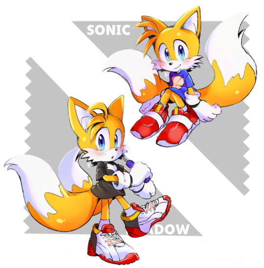 misterkanzaki:Tails  doodles